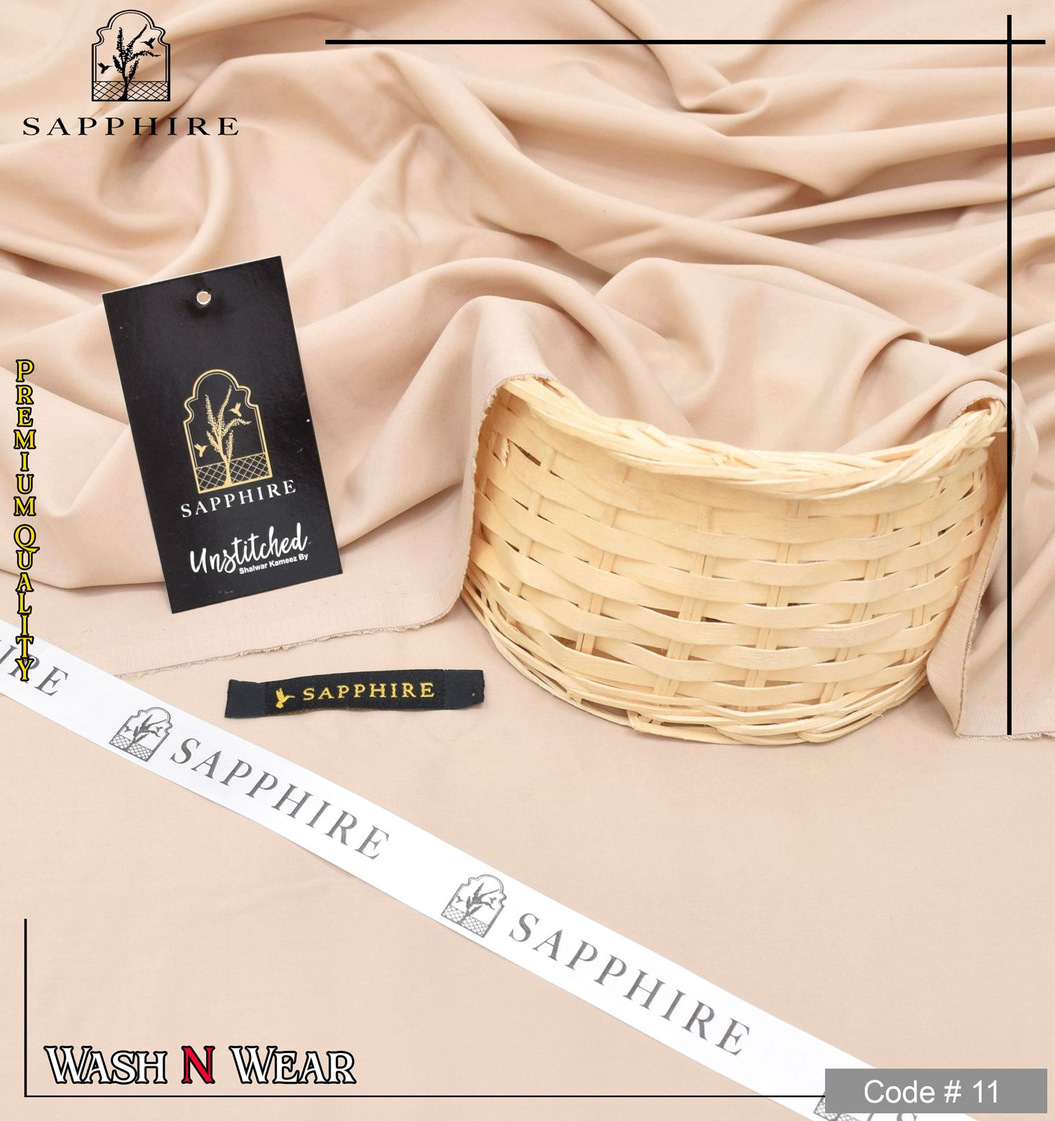 premium quality wash and wear