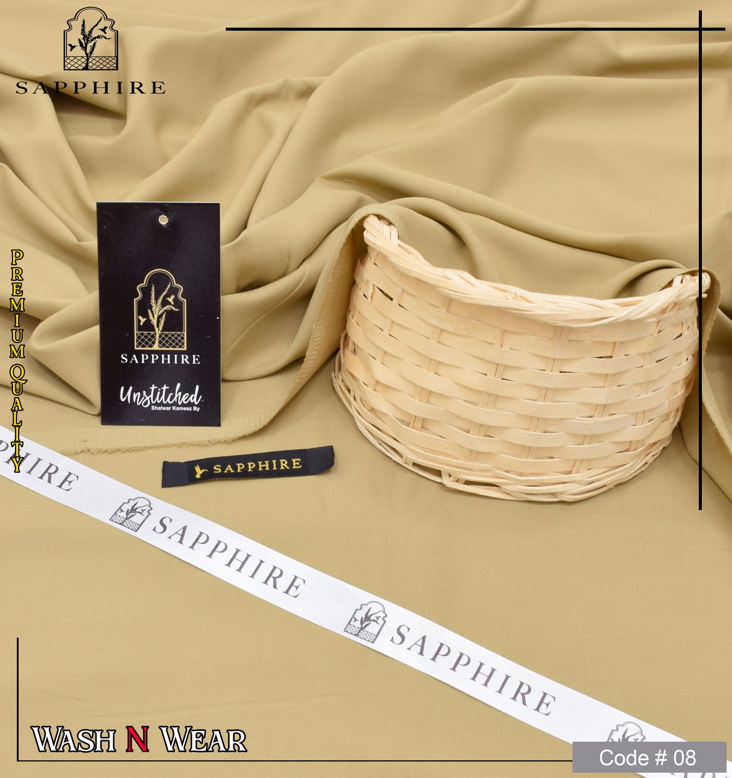 premium quality wash and wear