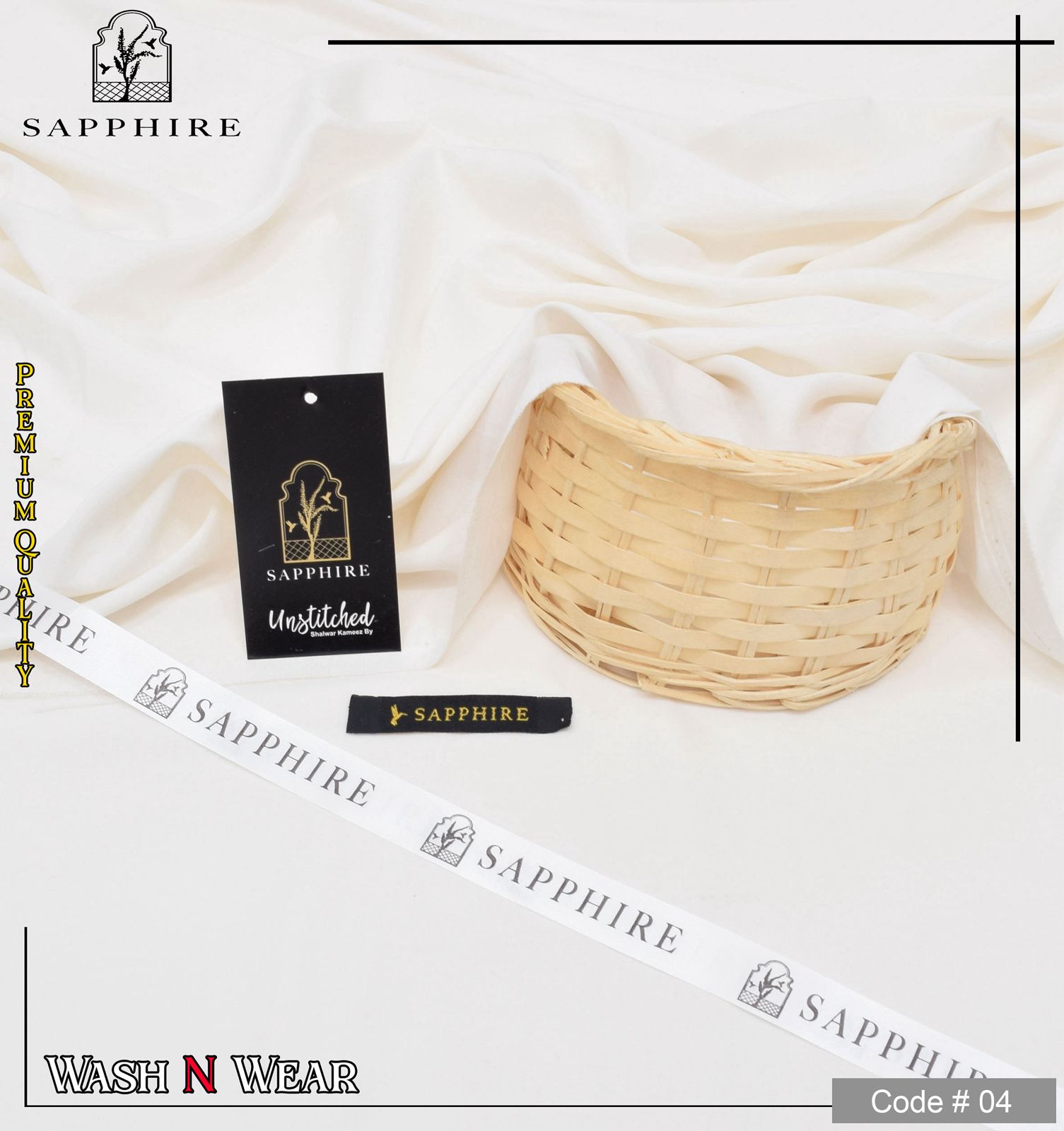 premium quality wash and wear