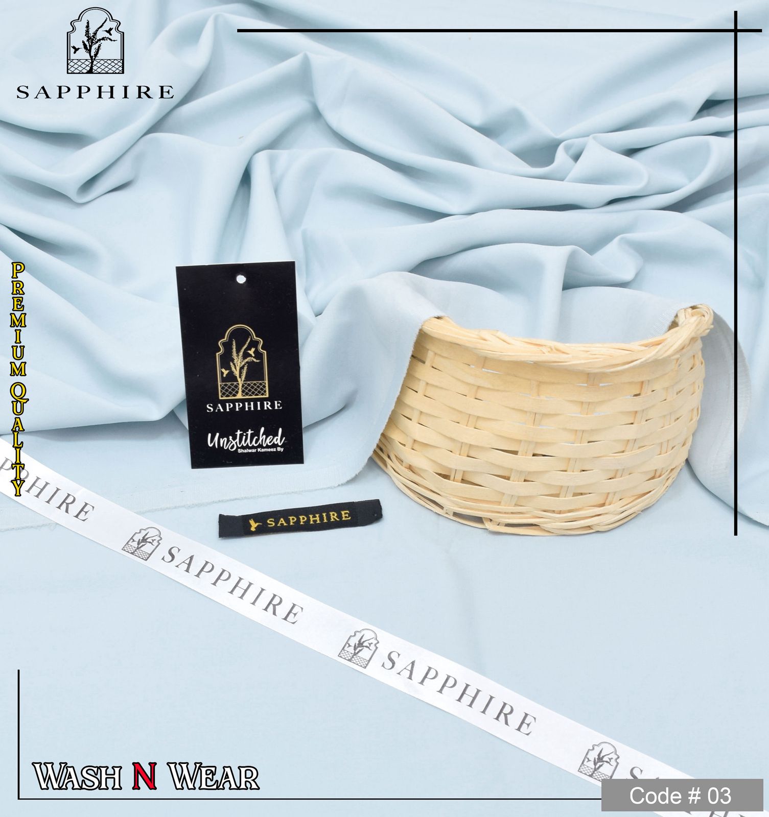 premium quality wash and wear