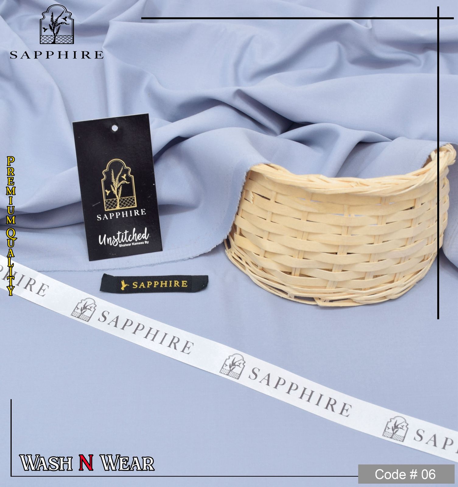 premium quality wash and wear