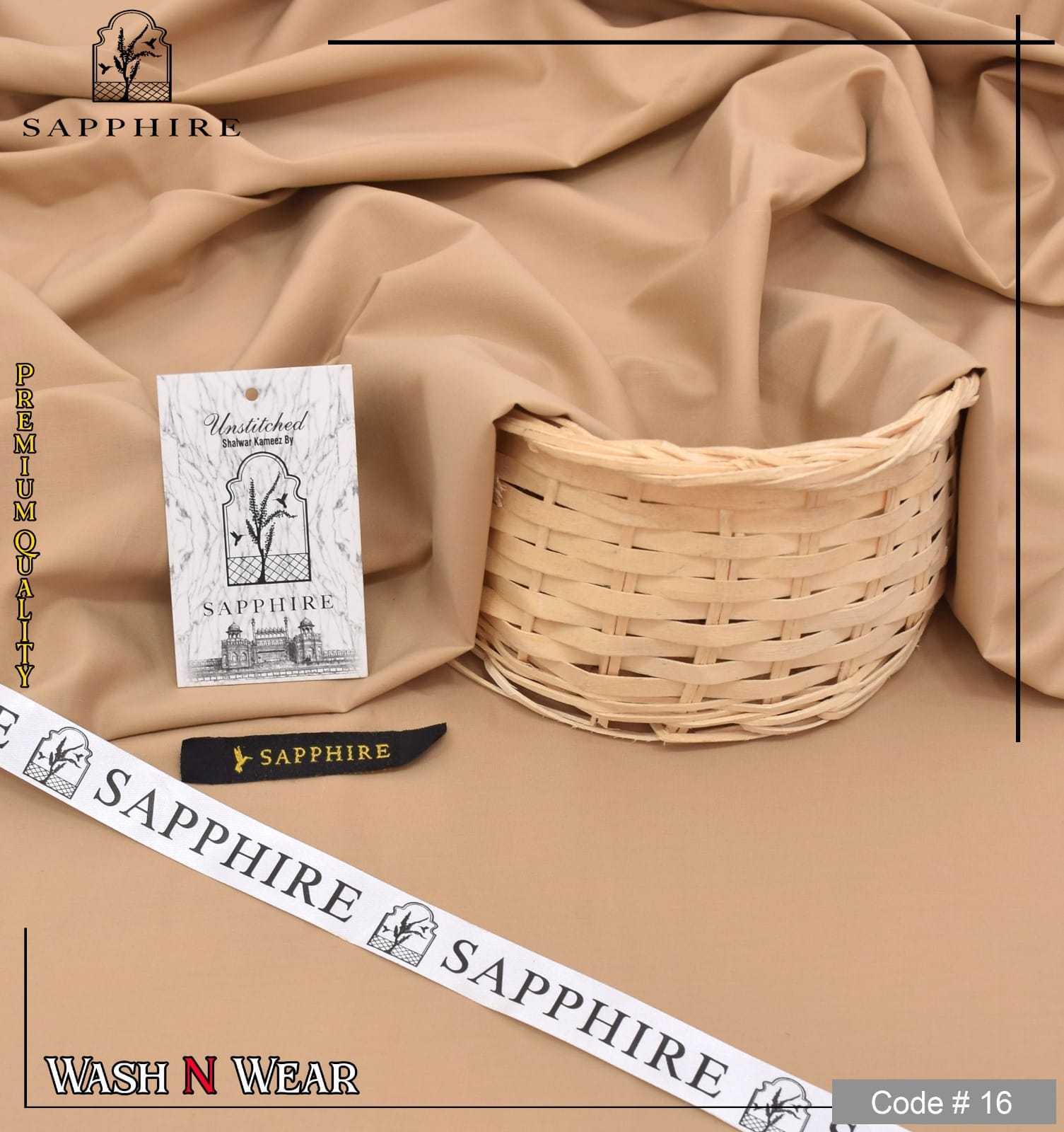 premium quality wash and wear